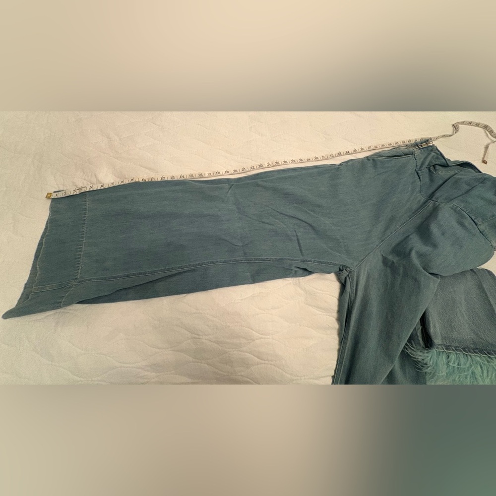 Chloé Washed Blue Denim Overalls Jumpsuit Size Fr 40 - Picture 14 of 16